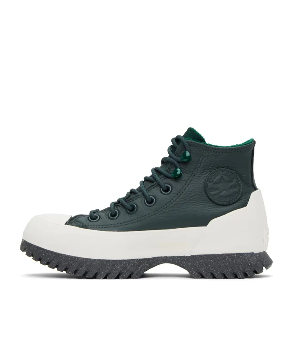 Round Head Lace High-Top Casual Sneakers