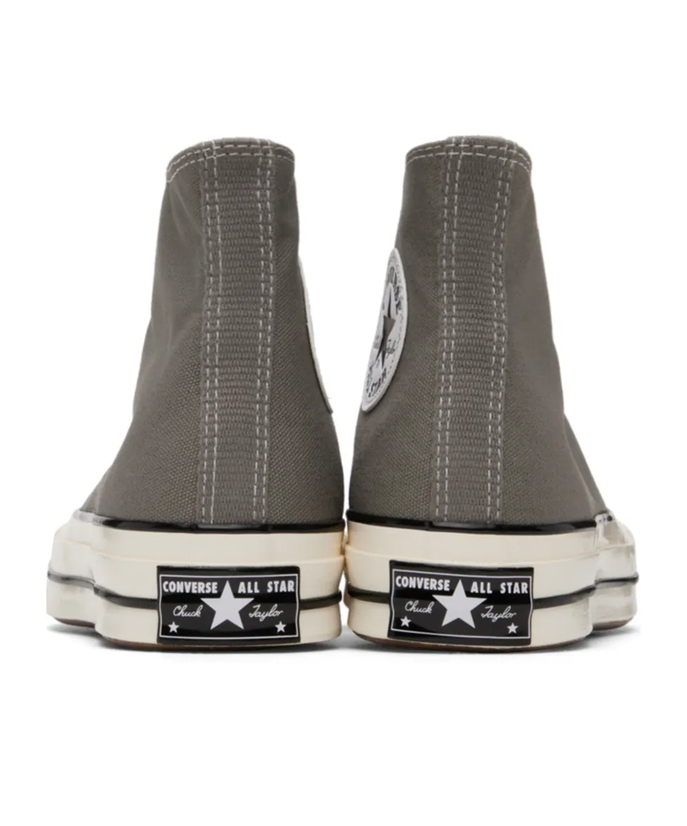 Round Head Lace High-Top Casual Sneakers