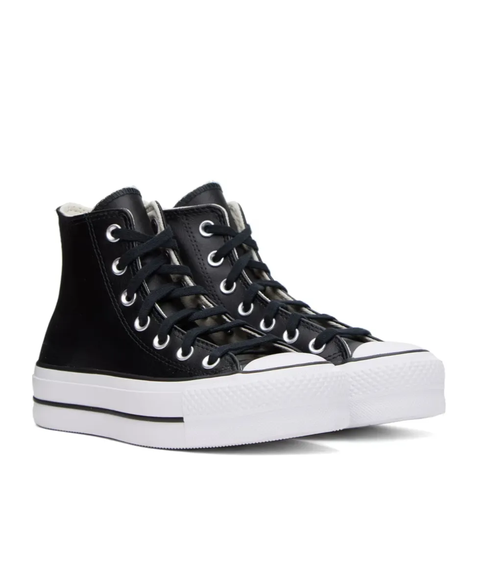 Round Head Lace High-Top Casual Sneakers