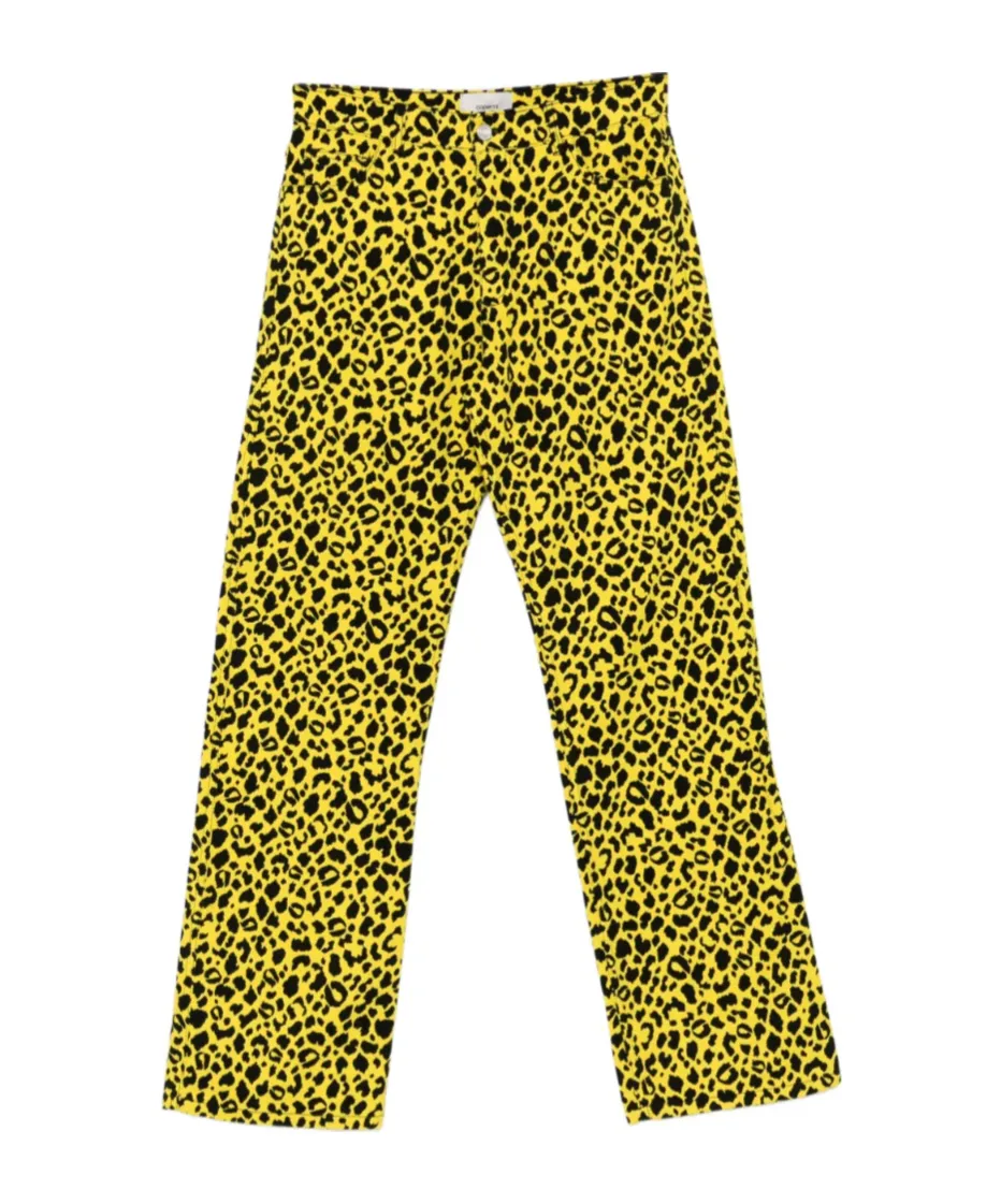 Leopard Print Jeans