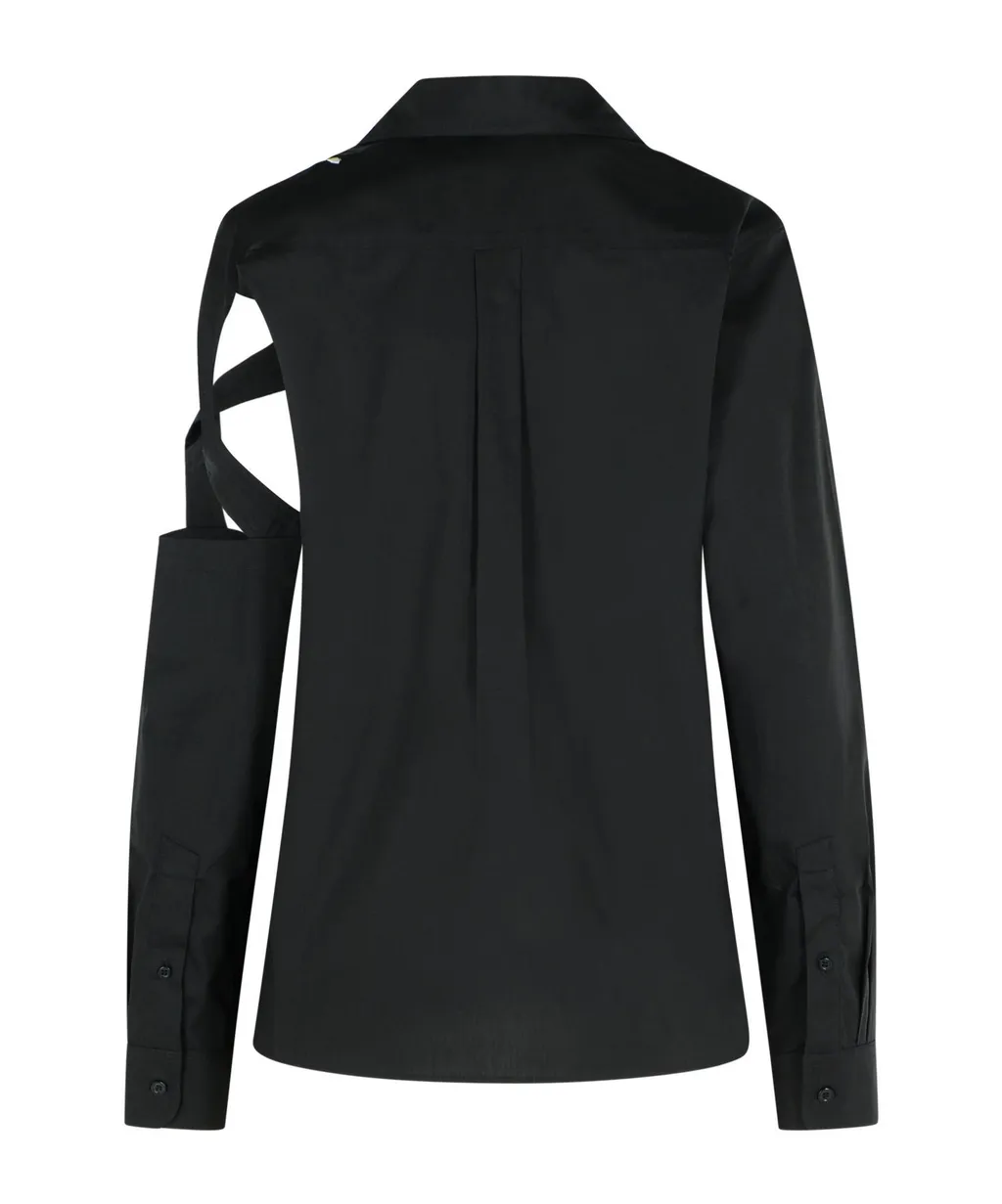 Cut-Out Buttoned Shirt