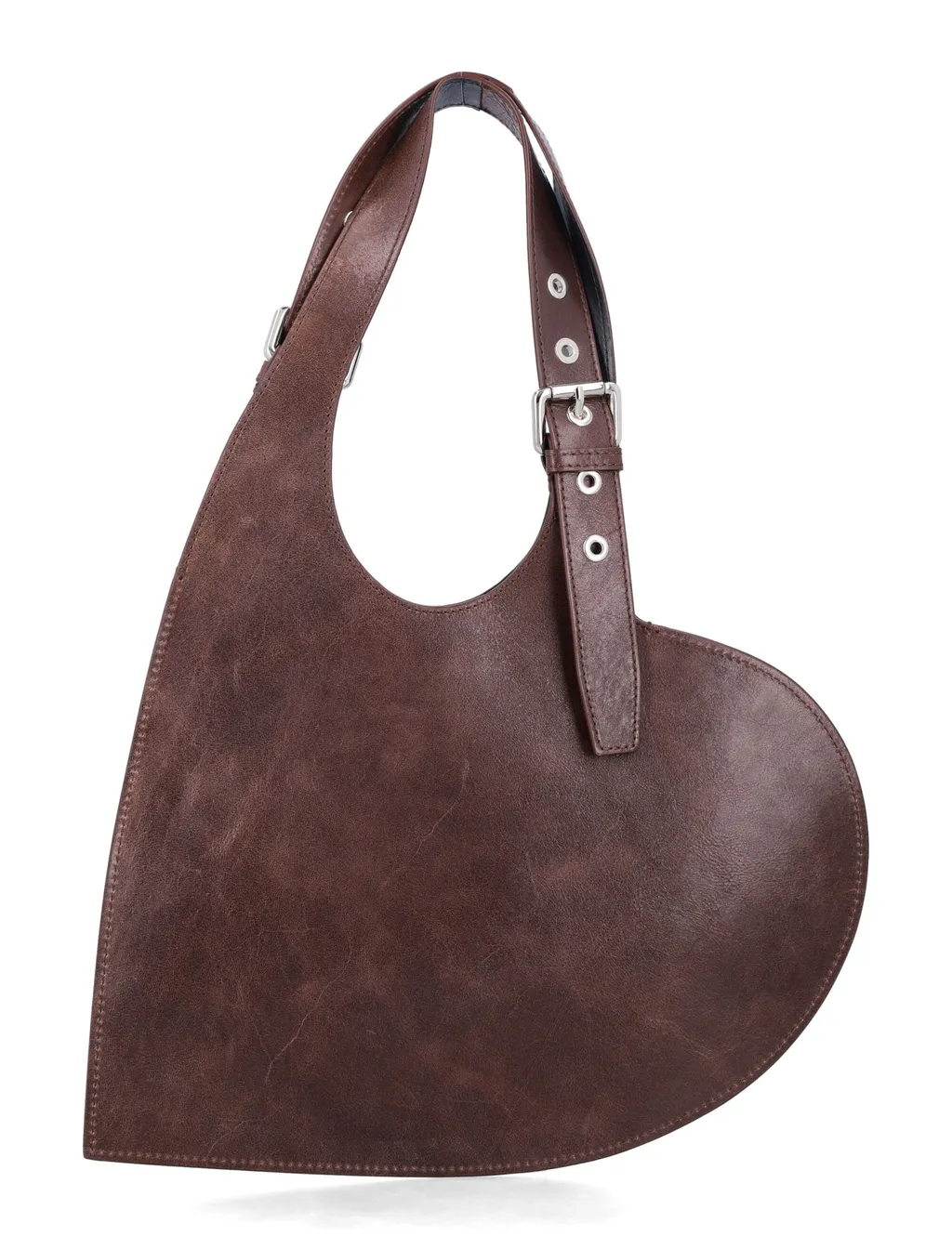 Heart-Shaped Top Handle Tote Bag