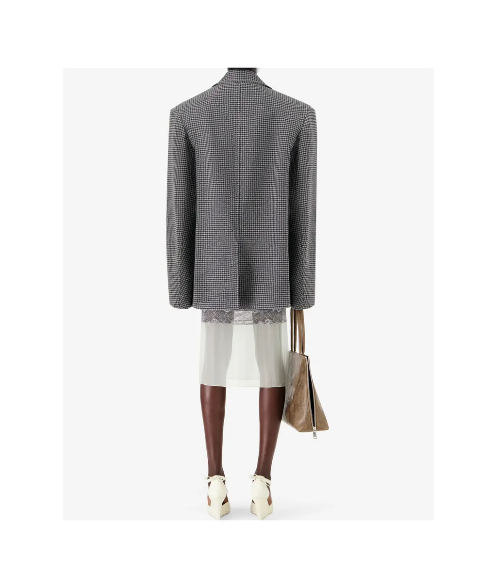 Single-Breasted Long-Sleeve Coat