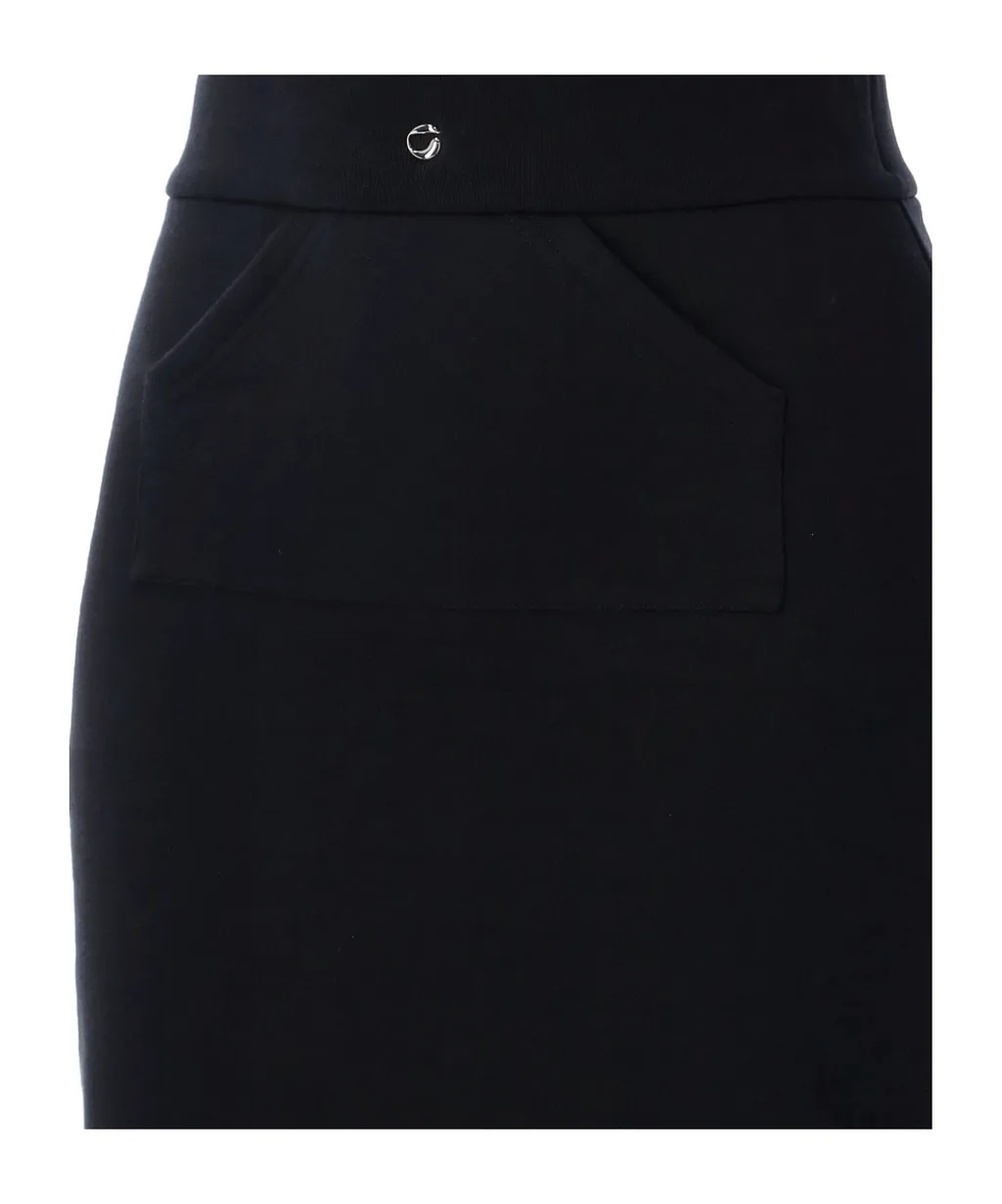 Slit-Detailed High-Waist Maxi Skirt