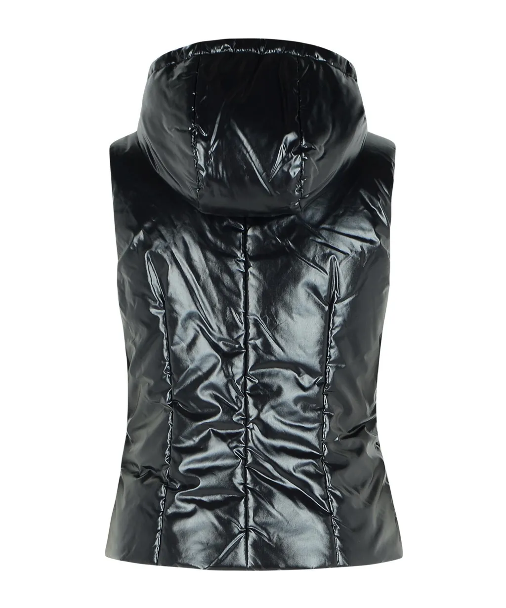 Drawstring Hooded Vest