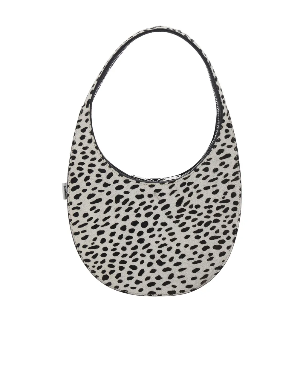 Soft Swipe Leopard Printed Shoulder Bag