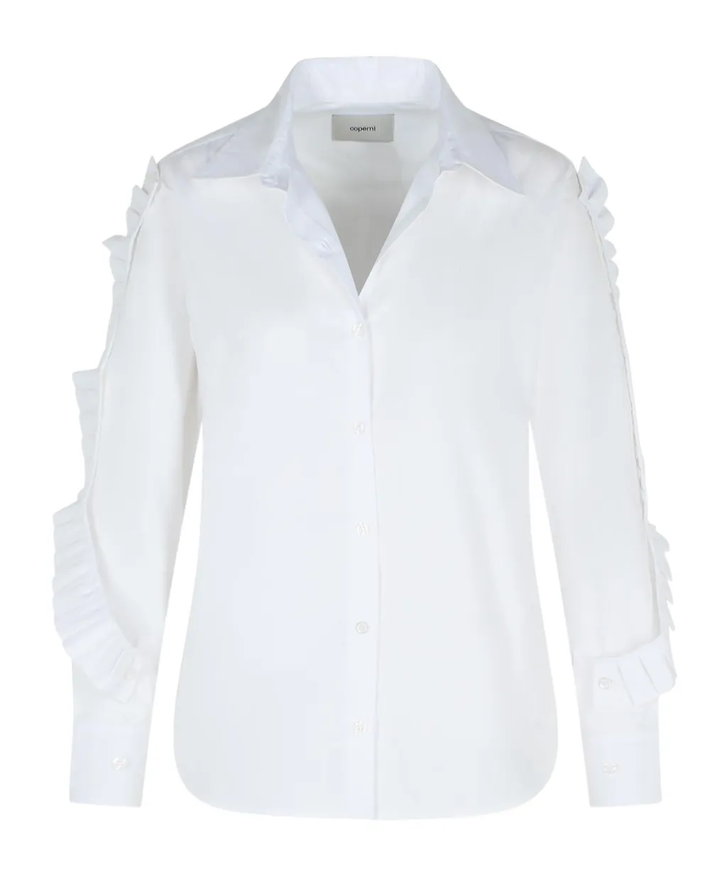Ruffle Buttoned Shirt