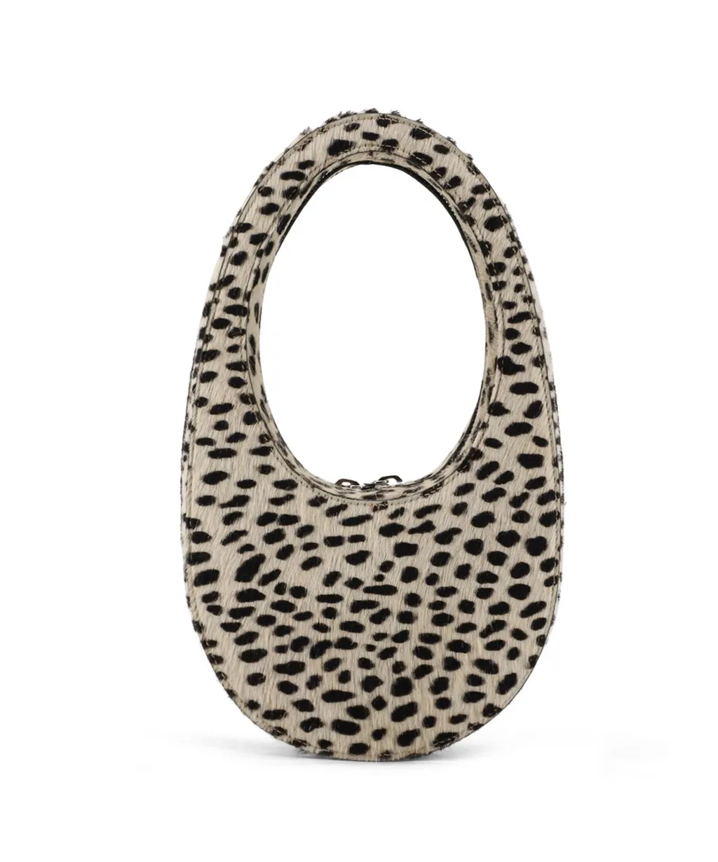 Leopard Print Swipe Bag