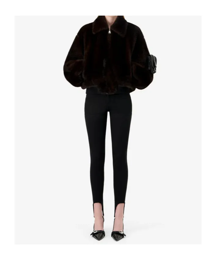 Faux Fur Bomber Jacket