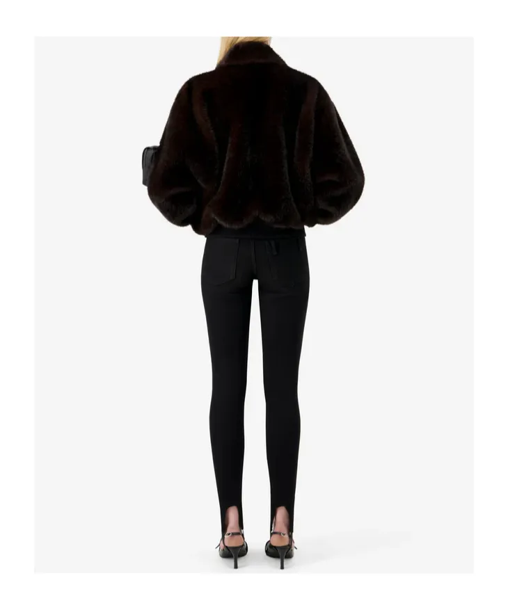 Faux Fur Bomber Jacket