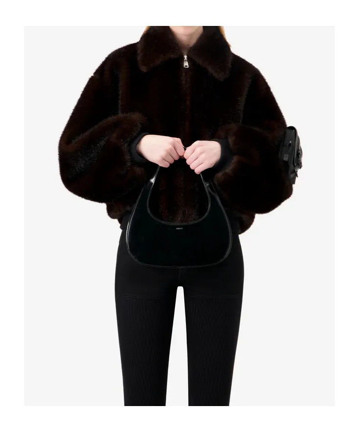 Faux Fur Bomber Jacket