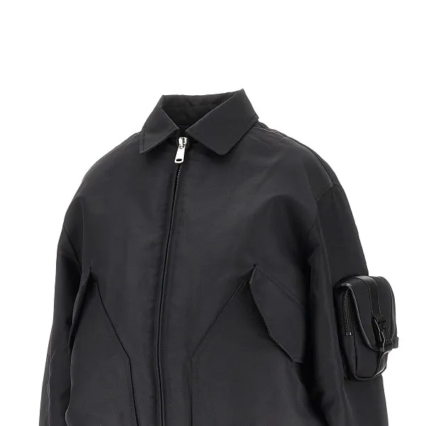 Zipped Bomber Jacket