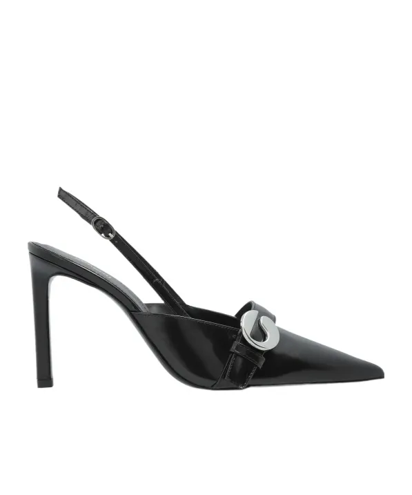 110Mm Slingback Pointed-Toe Pumps