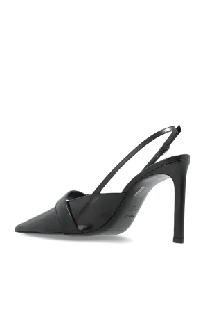 110Mm Slingback Pointed-Toe Pumps