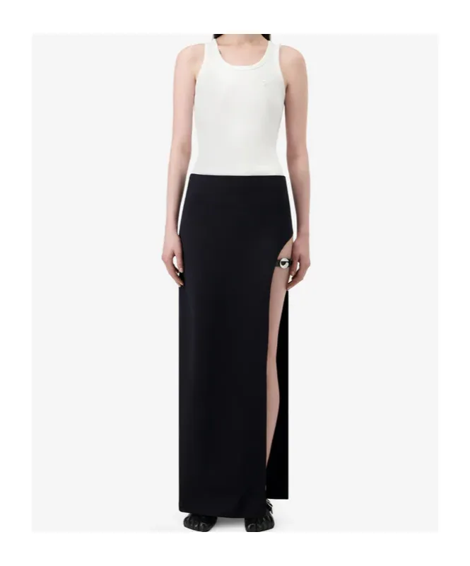 Self-Tie Belt Skirt