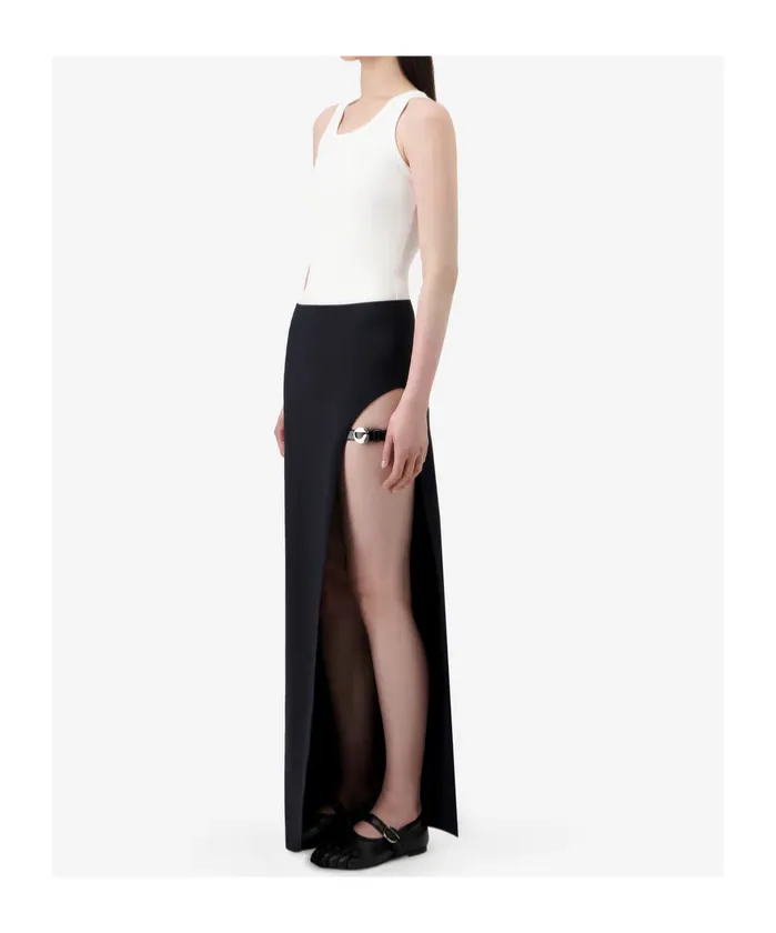 Self-Tie Belt Skirt