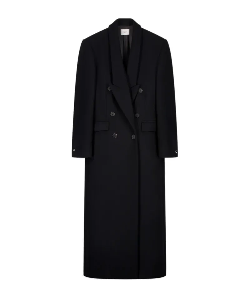 Logo Belted-Detail Coat