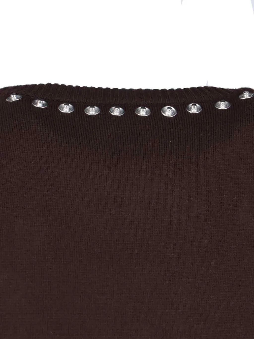 Embellished Short-Sleeve Mini Dress