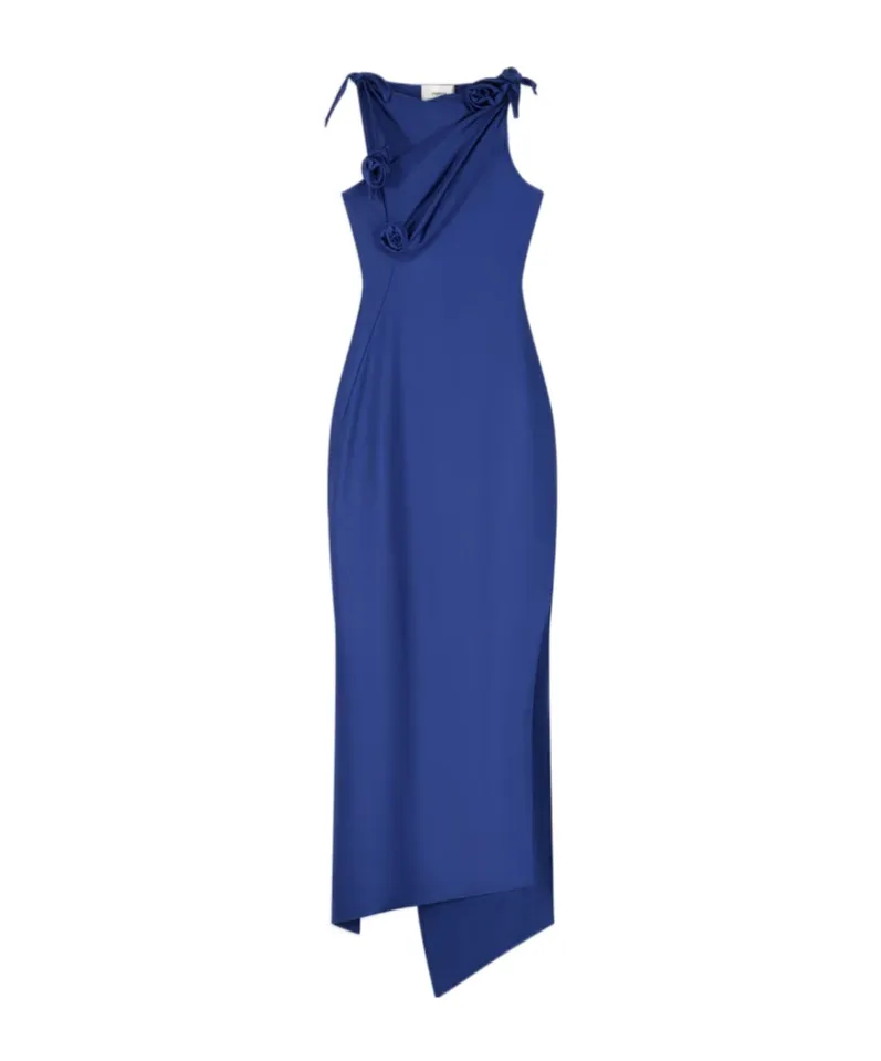 Asymmetric Floral Dress
