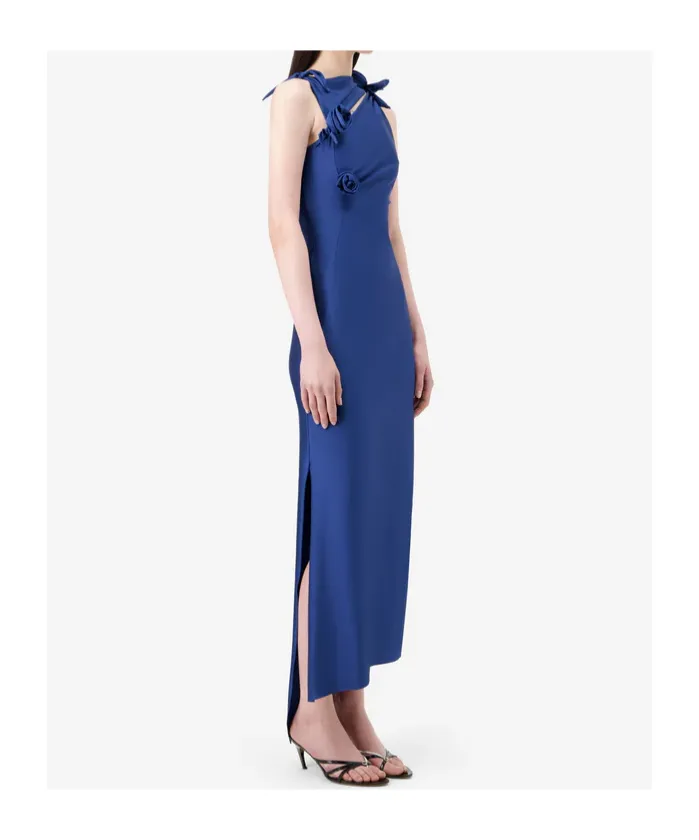 Asymmetric Floral Dress