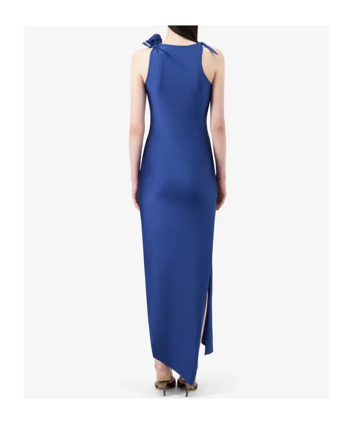 Asymmetric Floral Dress