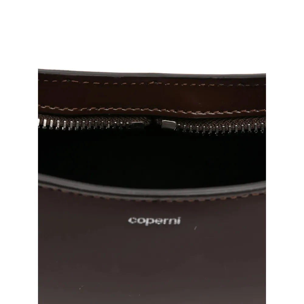 Slim Swipe Patent-Leather Shoulder Bag