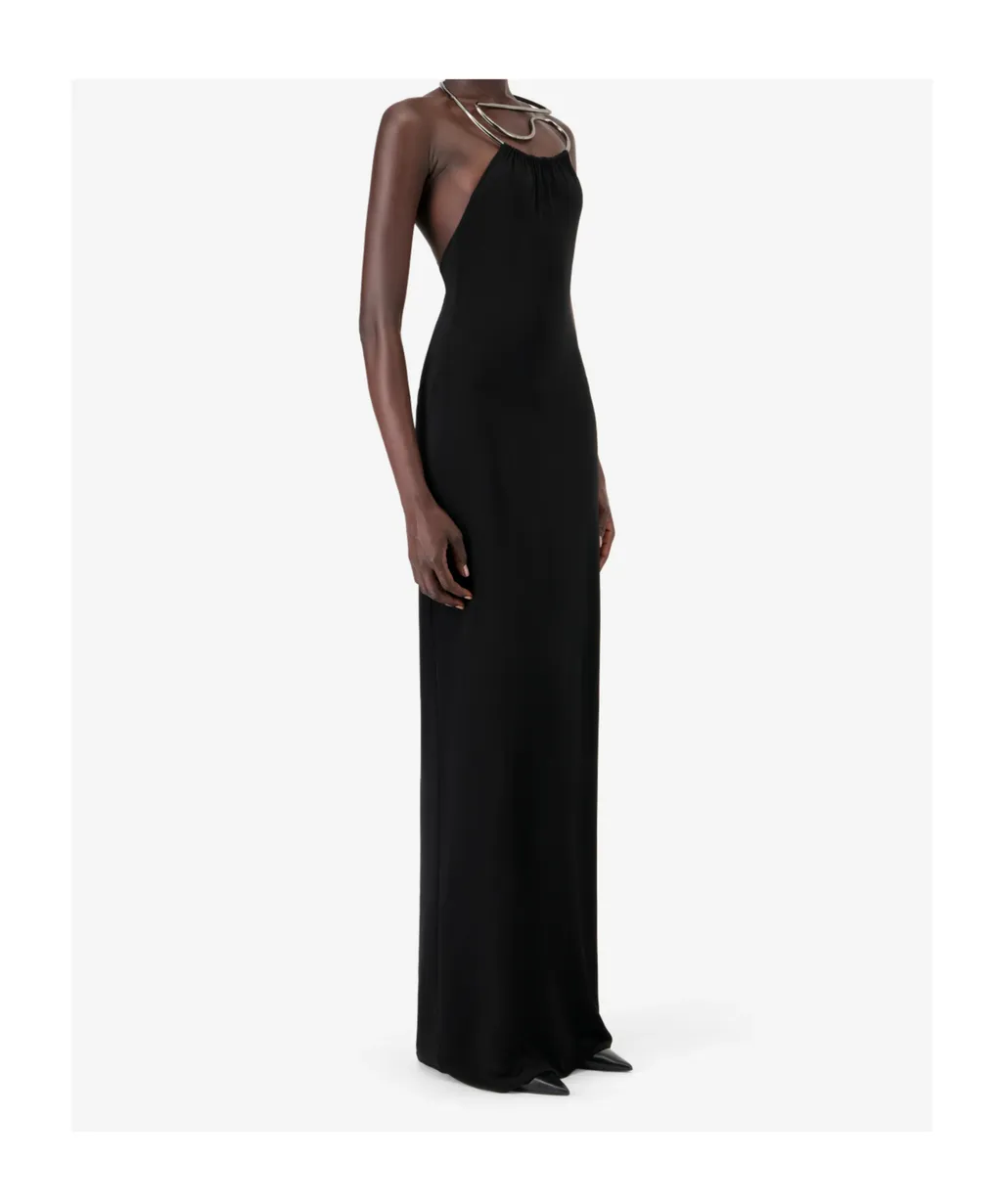 Halter-Neck Maxi Dress