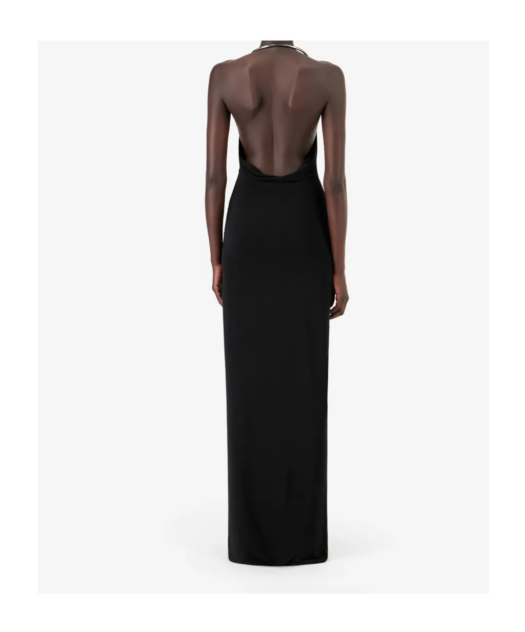 Halter-Neck Maxi Dress