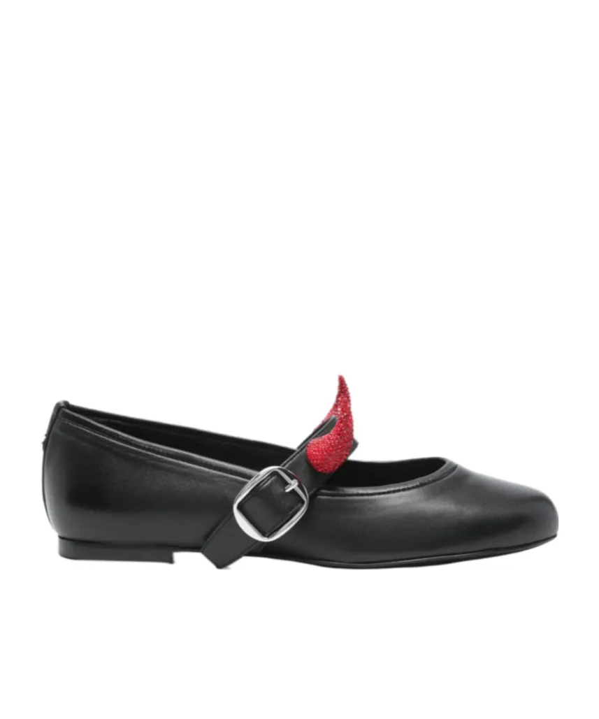 X Disney Horn Embellished Ballet Flats