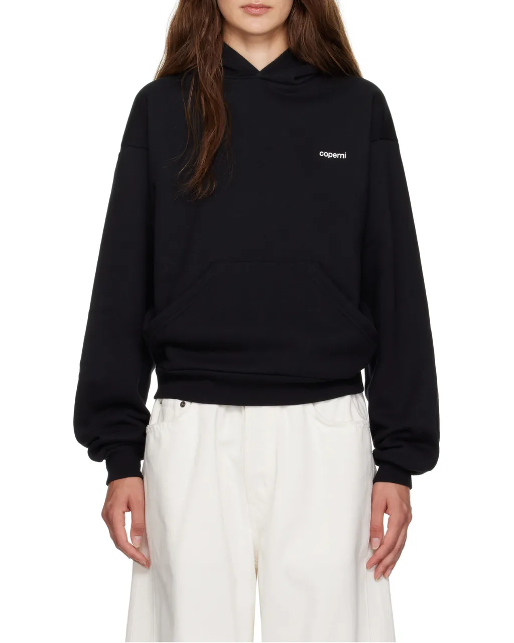 Horn Logo Embroidered Hoodie