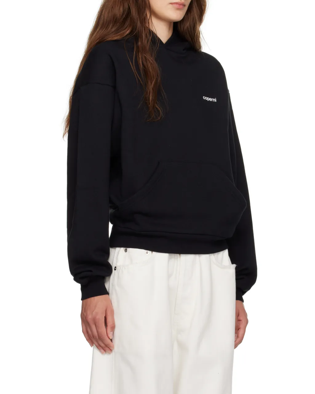 Horn Logo Embroidered Hoodie