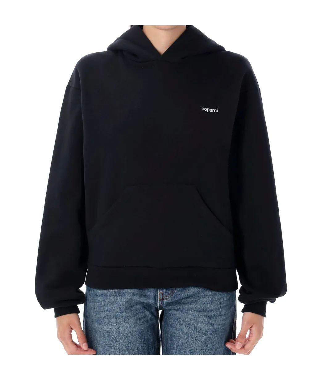 Horn Logo Embroidered Hoodie