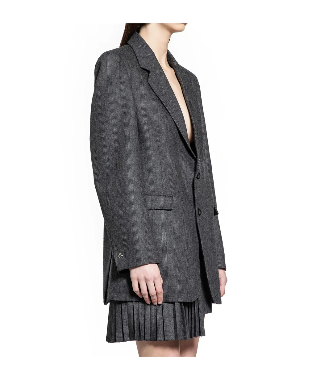 Single-Breasted Long Sleeve Suit Jacket