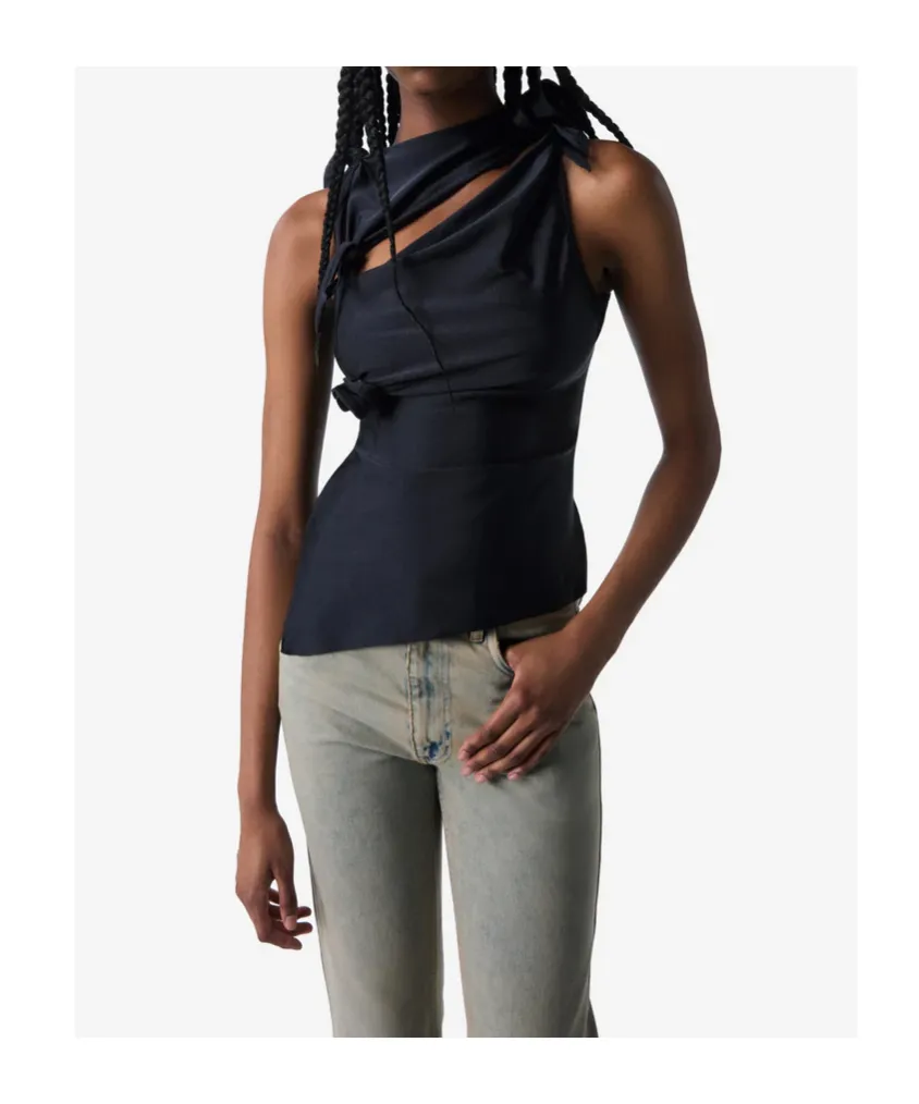 Asymmetric Flower Top