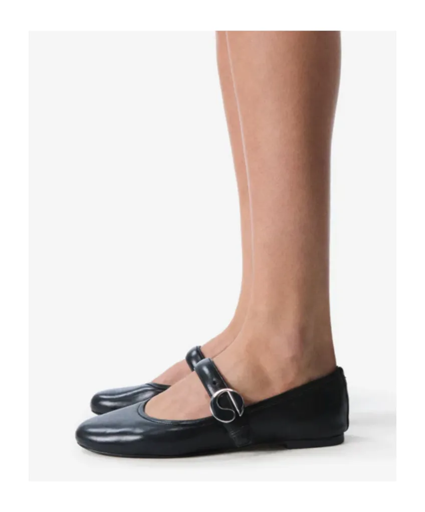 Ballerina Belt Flat Shoes