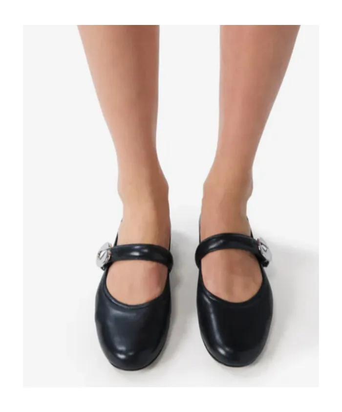 Ballerina Belt Flat Shoes