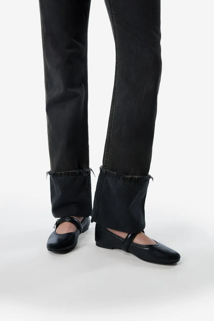 Turn Up-Hem Jeans