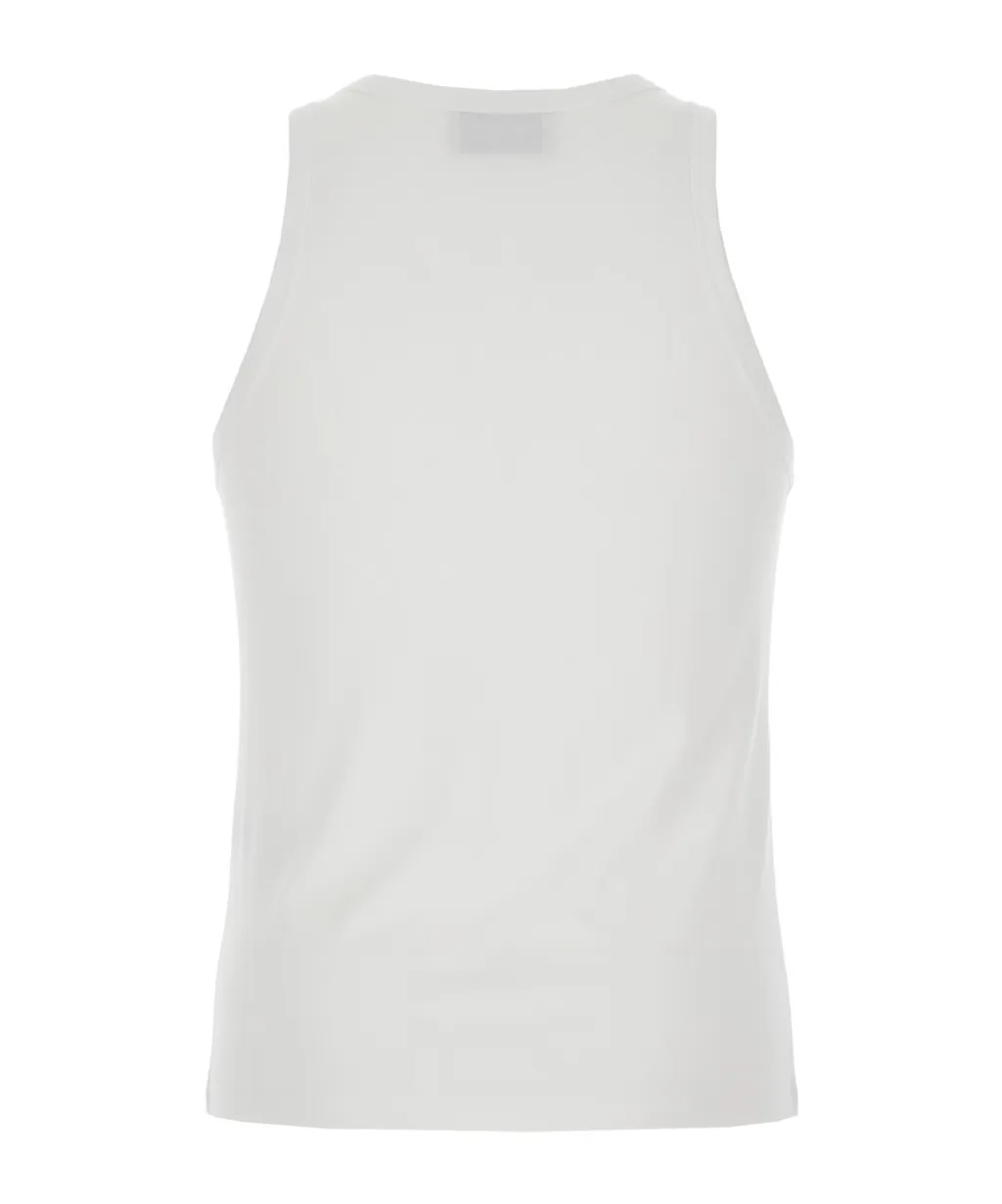 Embroidered-Logo Lightweight-Jersey Top