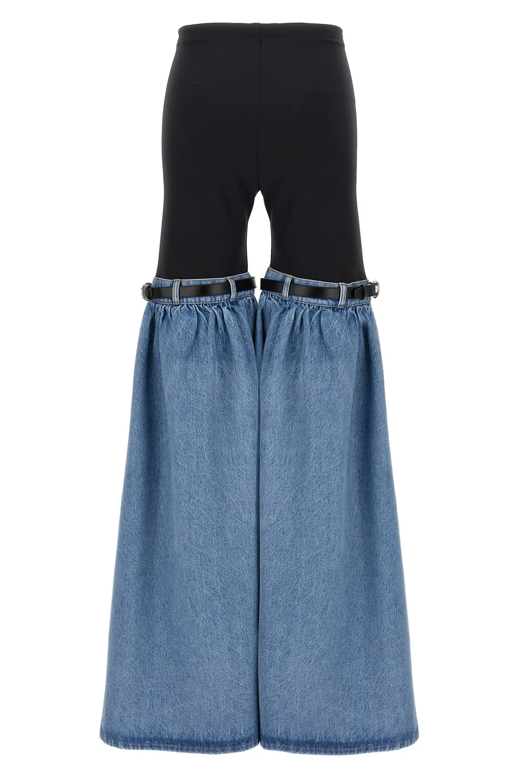 Hybrid Denim Flare Trousers
