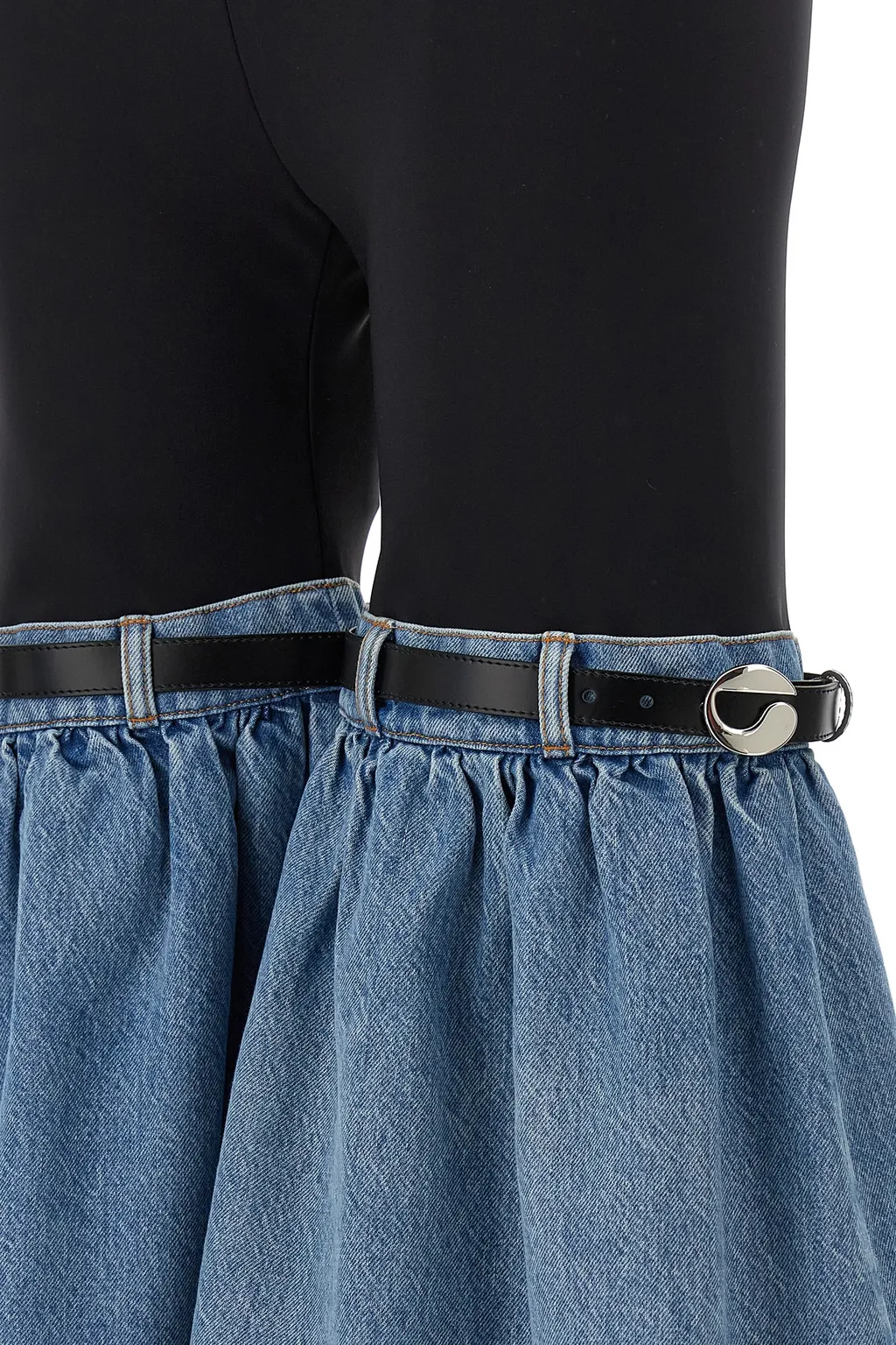 Hybrid Denim Flare Trousers