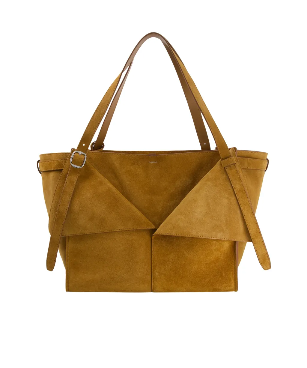 Medium Suede Shoulder Bag