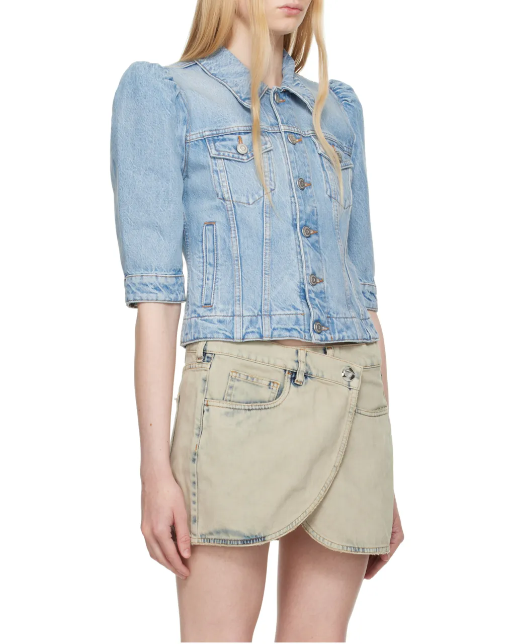 Half Sleeved Princess Denim Jacket