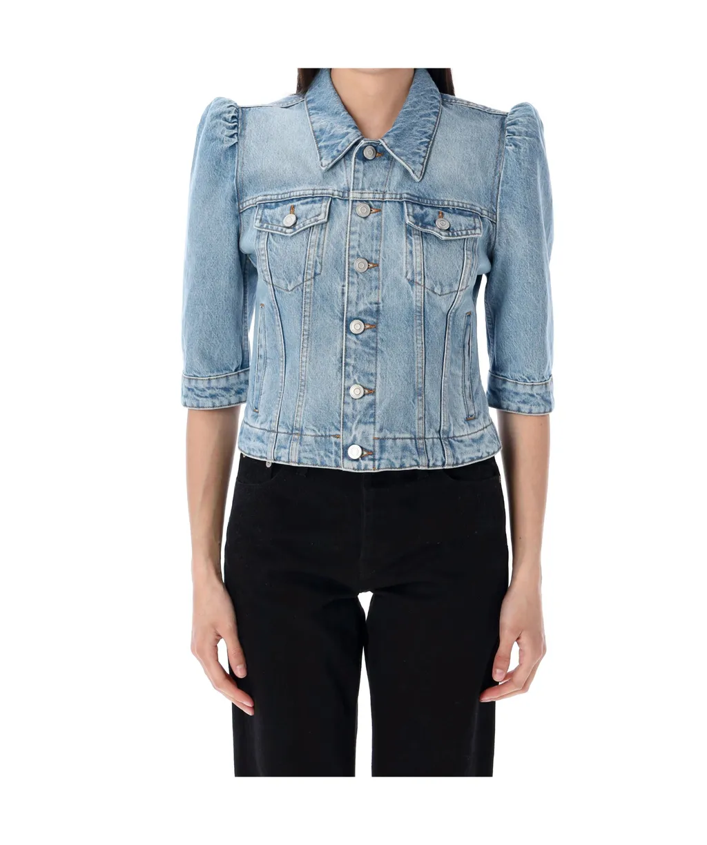 Half Sleeved Princess Denim Jacket