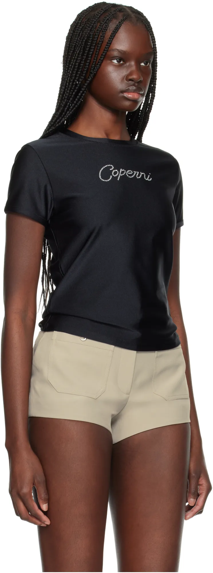 Crystal Embellished-Logo T-Shirt