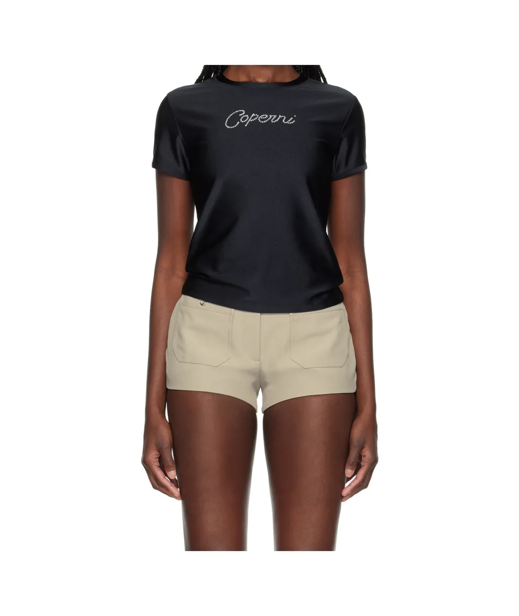 Crystal Embellished-Logo T-Shirt