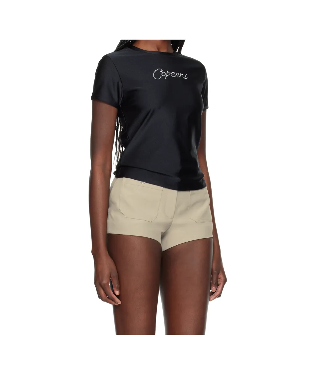 Crystal Embellished-Logo T-Shirt