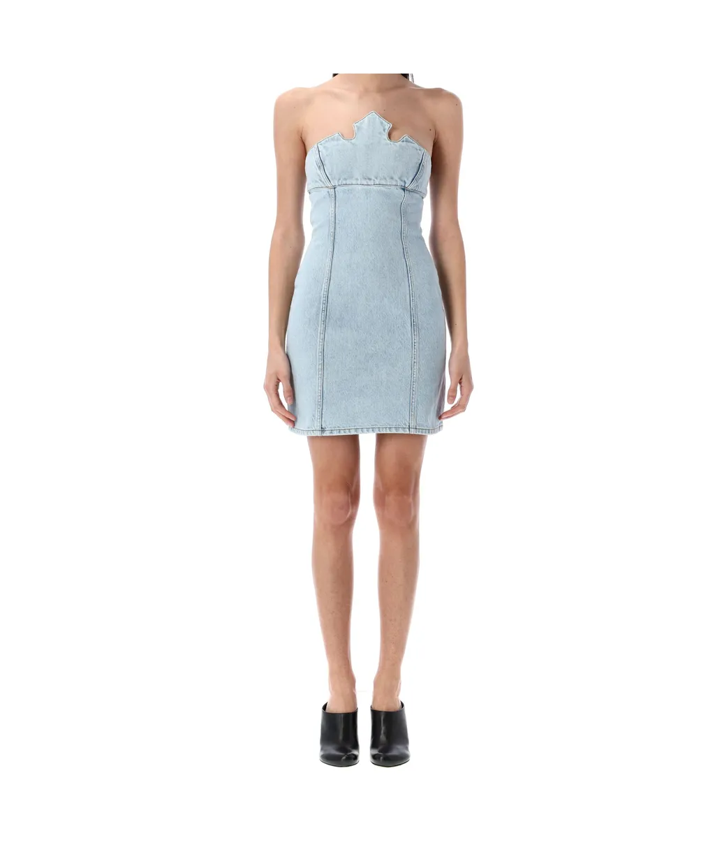 Mini Denim Dress