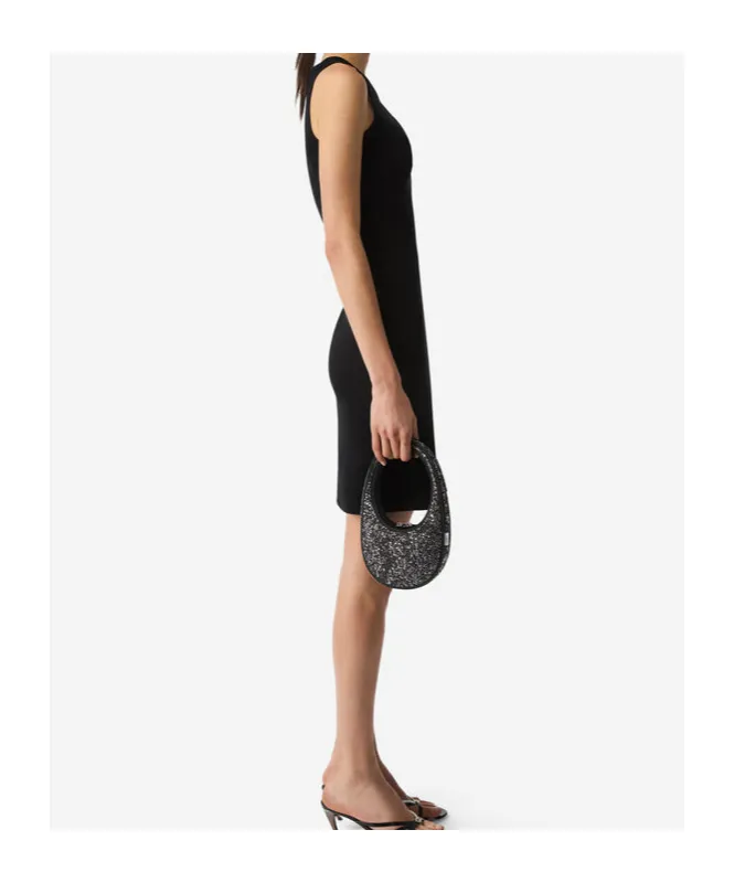 Washing Clip Rib Short Dress