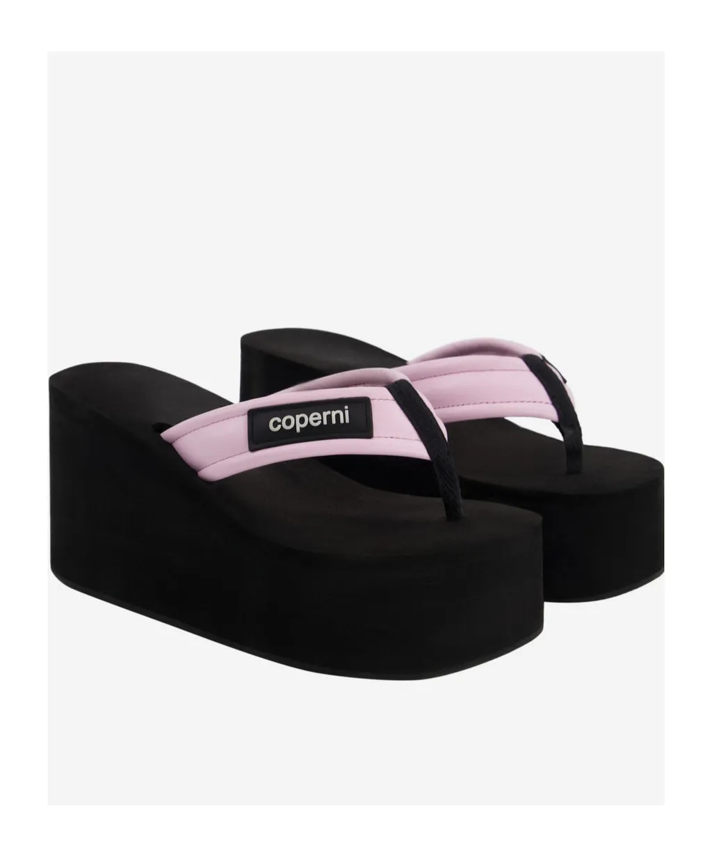 Branded Wedge Sandals