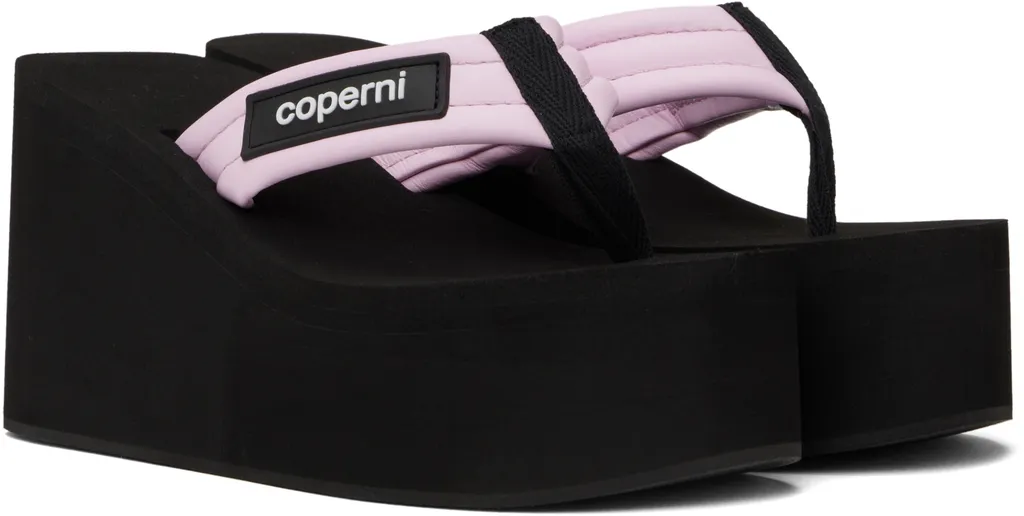 Branded Wedge Sandals